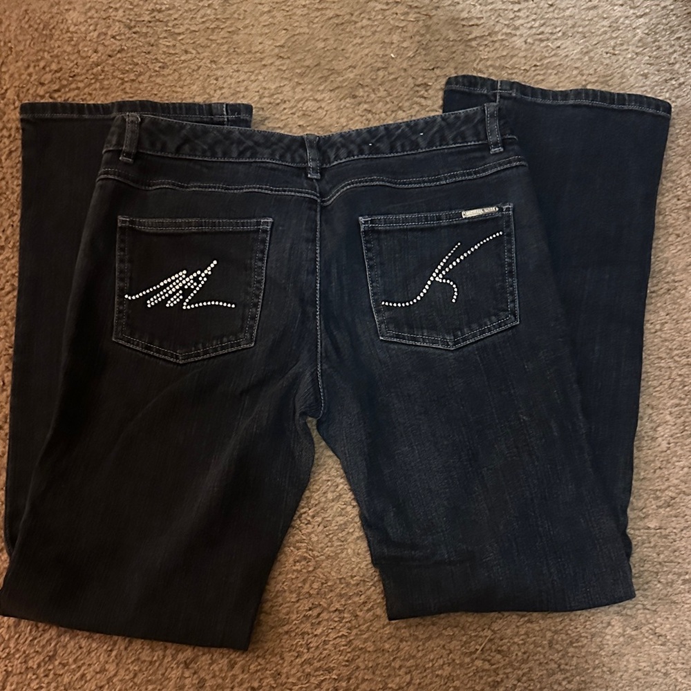 Michael Kors Dark Blue Bootcut Jeans